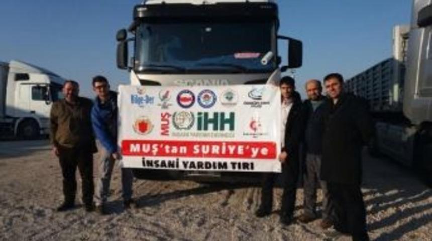 Muş&rsquo;tan Suriye&rsquo;ye Yardım