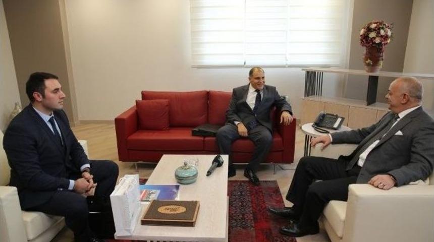 Recydia A.ş&rsquo;den Başkan Erg&uuml;n&rsquo;e Ziyaret