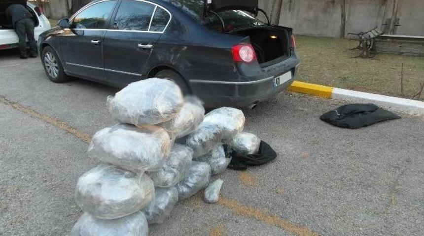 Uşak&rsquo;ta 62 Kilo Esrar Ele Ge&ccedil;irildi