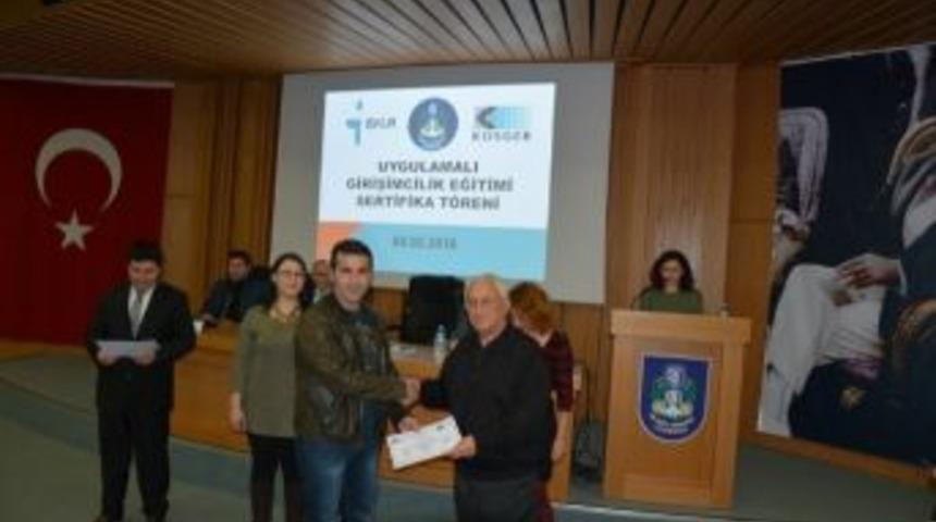 Yeni Girişimciler Sertifikalarını Aldı