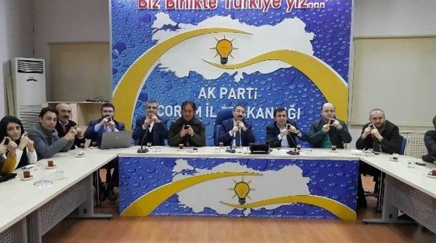 Ak Parti &Ccedil;orum İl Başkanlığı&rsquo;nda İşaret Dili Kursu A&ccedil;ıldı