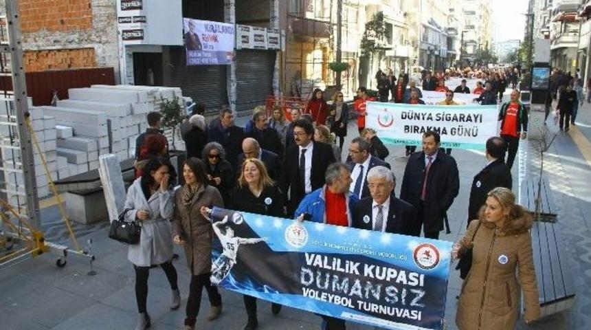 Samsun&rsquo;da &ldquo;sigarayı Bırakma&rdquo; Y&uuml;r&uuml;y&uuml;ş&uuml;