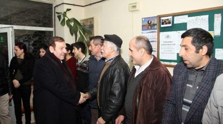 Başkan Kadıoğlu&rsquo;ndan Kayacık M&uuml;rsel K&ouml;y&uuml; Yardımlaşma Derneği&rsquo;ne Ziyaret