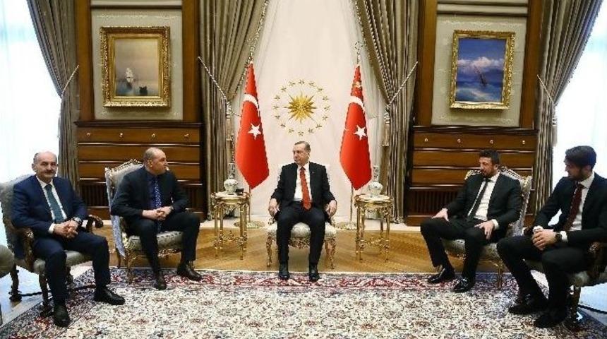 Cumhurbaşkanı Erdoğan 12 Dev Adam&rsquo;ı Kabul Etti