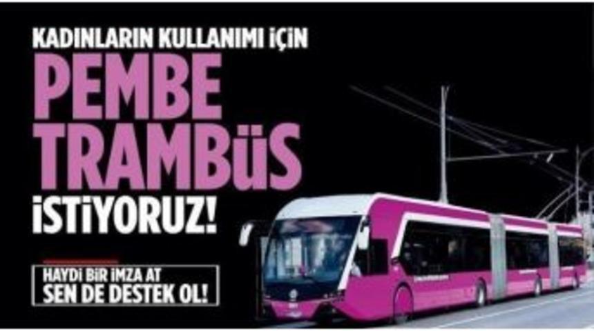 İn&ouml;n&uuml; &Uuml;niversitesi &Ouml;ğrencileri Bayanlar İ&ccedil;in &lsquo;pembe&rsquo; Tramb&uuml;s İstiyor
