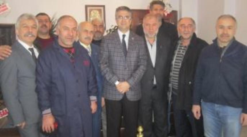 Mhp Milletvekili Aydın, Yakutiye Esnaf Ve Sanatkarlar Kredi Ve Kefalet Kooperatifini Ziyaret Etti