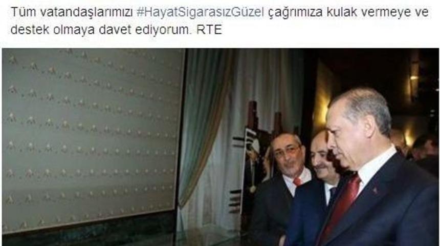 Cumhurbaşkanı Erdoğan Sosyal Medyadan &rsquo;sigarayı Bırakma&rsquo; &Ccedil;ağrısı Yaptı