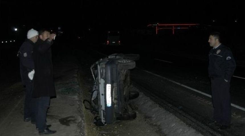 Takla Atan Ara&ccedil;tan Burnu Bile Kanamadan &Ccedil;ıktı