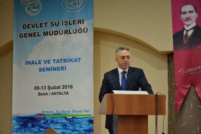 Dsi “ihale Ve Tatbikat Semineri” Antalya’da Başladı