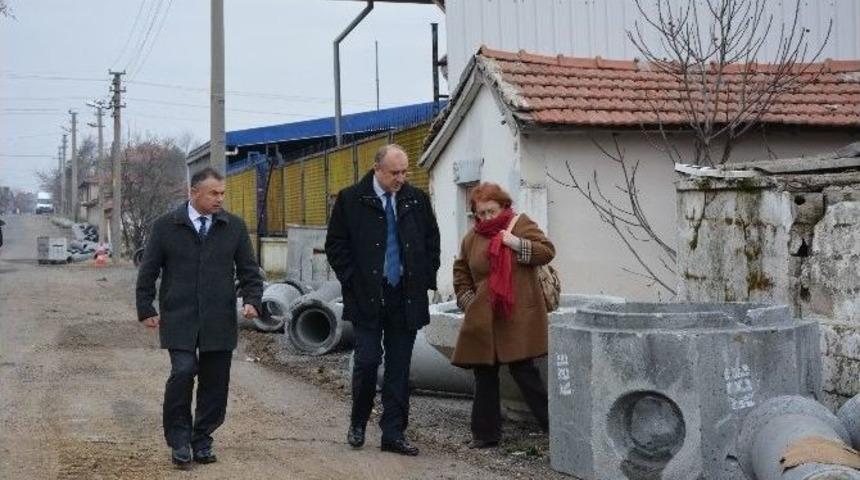 Ergene&rsquo;deki Kanalizasyon-yağmur Suyu &Ccedil;alışmaları