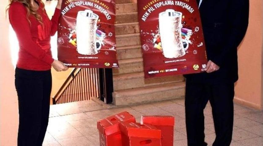 İncirliova&rsquo;da &Ouml;d&uuml;ll&uuml; Atık Pil Toplama Kampanyası