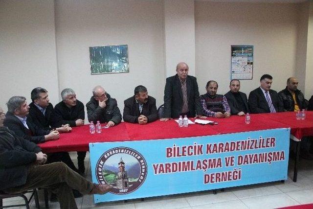 Bilecik Karadenizliler Derneğinden Basın Mensuplarına Hamsi Ziyafeti