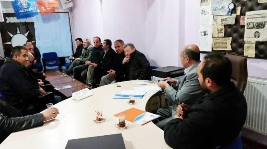 Ak Parti K&uuml;tahya İl Y&ouml;netim Kurulu &Uuml;yesi K&ouml;yl&uuml;&rsquo;den Hisarcık Teşkilatı&rsquo;na Ziyaret