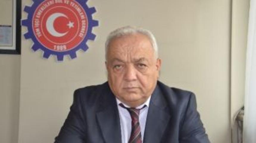 T&uuml;m İş&ccedil;i Emeklileri Dul Ve Yetimleri Derneği Başkanı Mustafa Sarıoğlu;