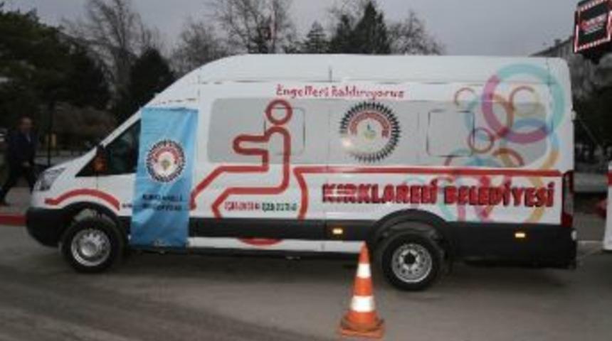 Kırklareli&rsquo;de Engelli Aracı Hizmete Girdi