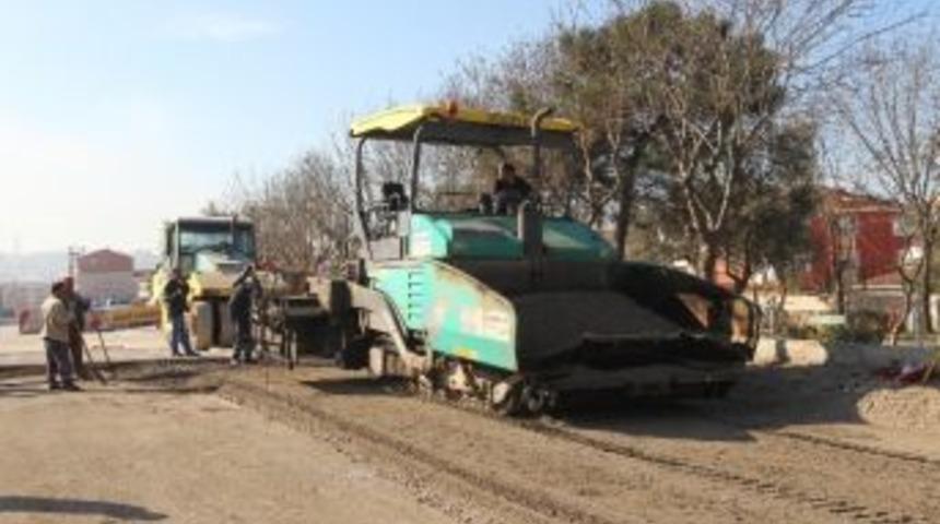 Top&ccedil;ular K&ouml;pr&uuml;l&uuml; Kavşağı Bağlantı Yollarında &Ccedil;alışma Devam Ediyor