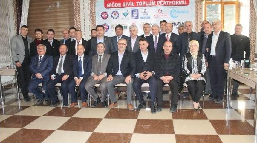 Niğde&rsquo;de Stk&rsquo;lar Bir Araya Gelerek Platform Oluşturdu