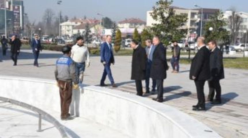 Vali Ve Başkanın Saha İncelemeleri