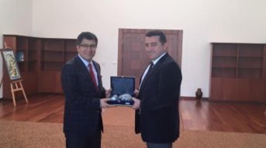 Başkan Bakıcı&rsquo;dan Rekt&ouml;r Taş&rsquo;a Ziyaret