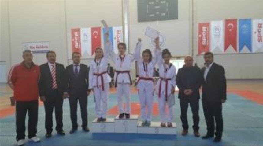 Okullar Arası Yıldızlar Tekvando M&uuml;sabakaları Sona Erdi