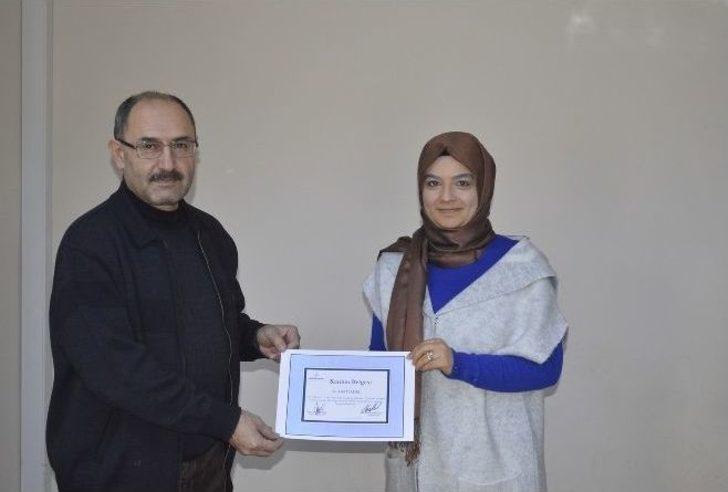 Dap İdaresi Personeline “araştırma Yöntemleri Ve Uygulamalı Spss Eğitimi” G4