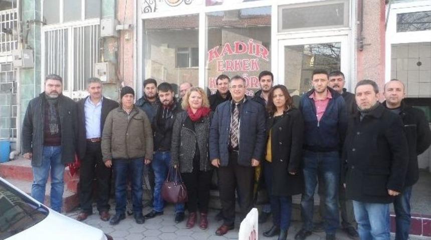 Berberler Ve Kuaf&ouml;rler Odası &Uuml;yeleriyle Bir Araya Geldi