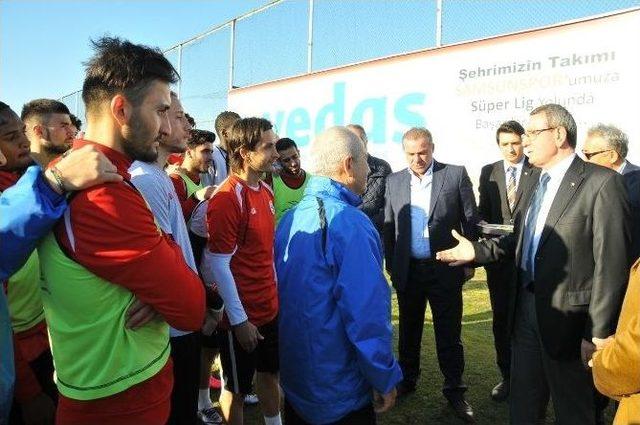 Samsun Tso’dan Samsunspor’a Moral Ziyareti