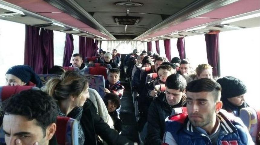 Edirne&rsquo;de 115 Ka&ccedil;ak G&ouml;&ccedil;men Yakalandı