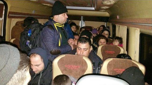 Edirne’de 115 Kaçak Göçmen Yakalandı