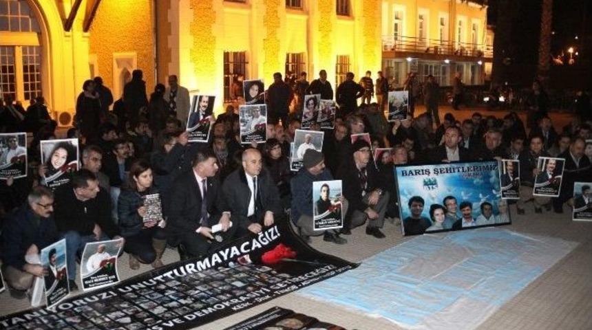 Barış Mitingi’nde Hayatını Kaybedenler Adana’da Anıldı