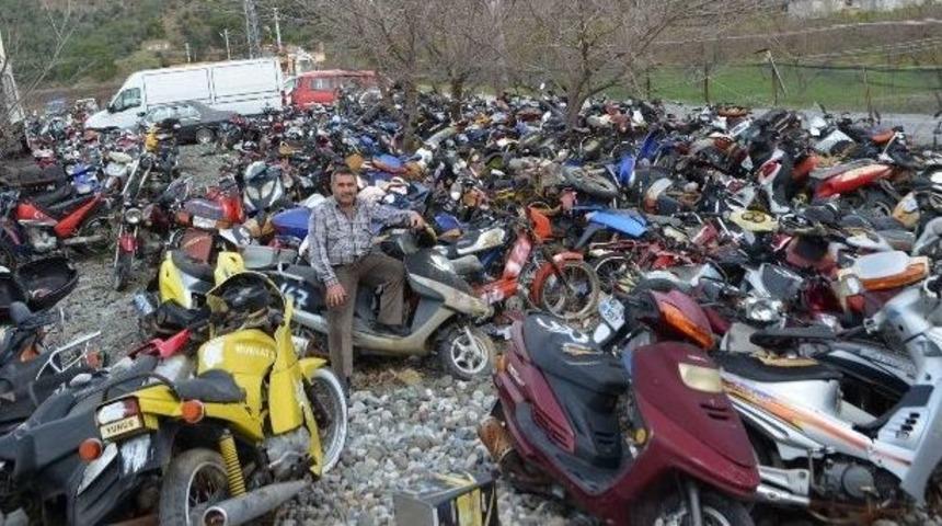 Ortaca&rsquo;da Motosiklet Mezarlığı Oluştu