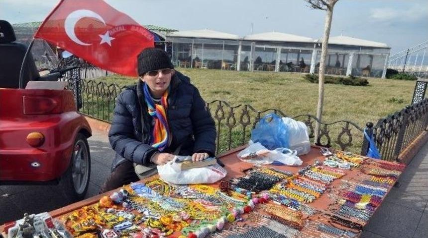 (&ouml;zel Haber) Mahkumlar &Uuml;retiyor, Engelli &Ouml;zcan Satıyor