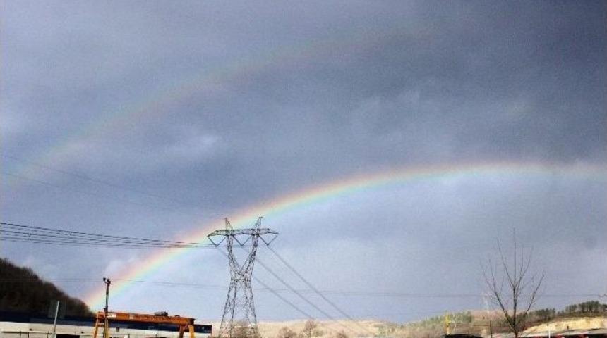 Sakarya&rsquo;da G&ouml;kkuşağı Manzarası