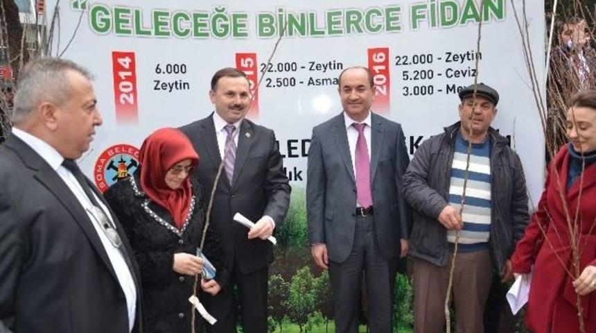 Soma Belediyesi Ve Ziraat Odası&rsquo;ndan Doğaya B&uuml;y&uuml;k Katkı