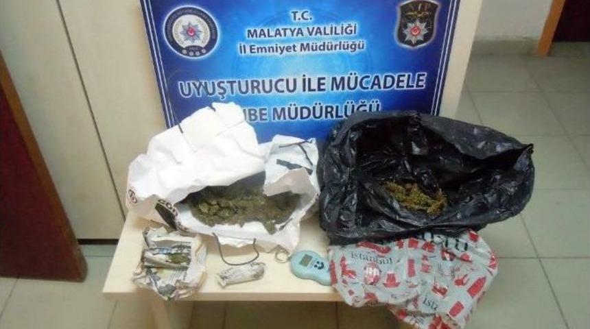 Malatya&rsquo;da 72 Kilo Esrar Ele Ge&ccedil;irildi: 1 Tutuklama