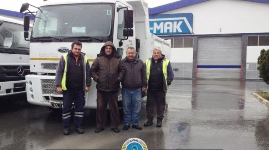 Atıl Durumdaki &Ccedil;&ouml;p Kamyonu Damperli Yapıldı