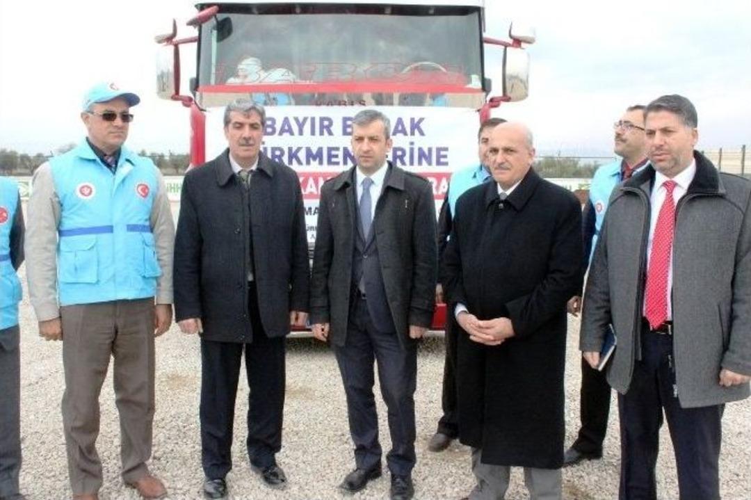 Diyanet Vakfı&rsquo;nın Yardım Tır&rsquo;ları Kilis&rsquo;e Ulaştı