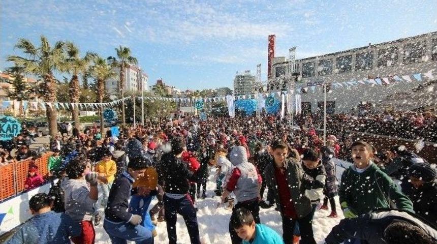 Forum Mersin&rsquo;deki Kar Festivali Sona Erdi