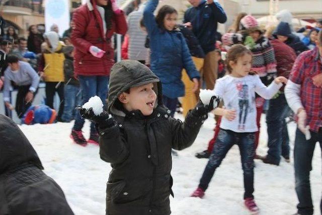 Forum Mersin’deki Kar Festivali Sona Erdi
