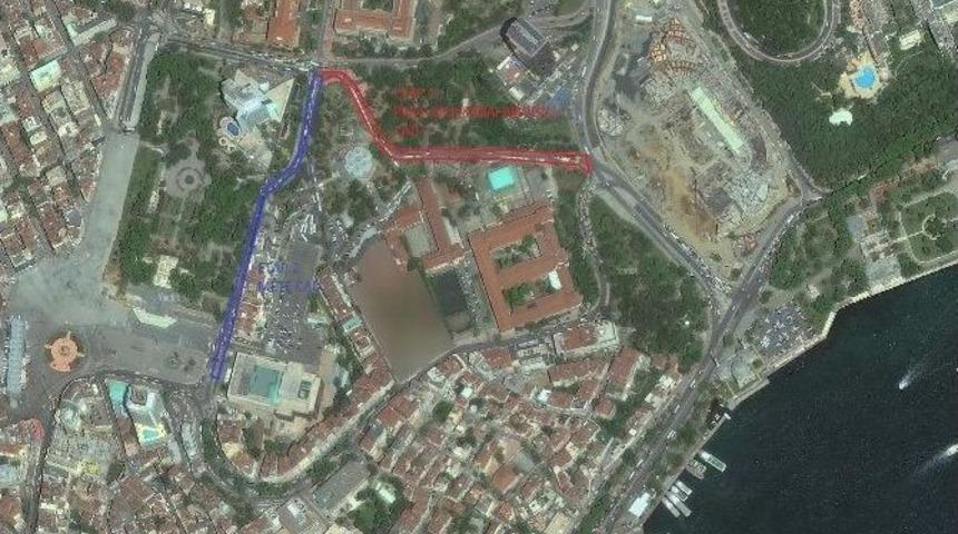 Taksim Meydanı &Ccedil;evre D&uuml;zenlemesi &Ccedil;alışmaları Devam Ediyor