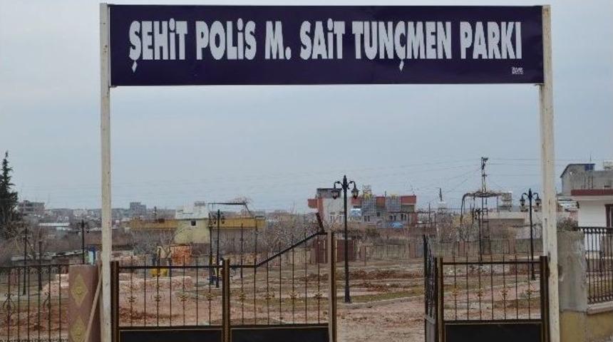 Şehid Polis M. Sait Tun&ccedil;men Parkı Yenileniyor