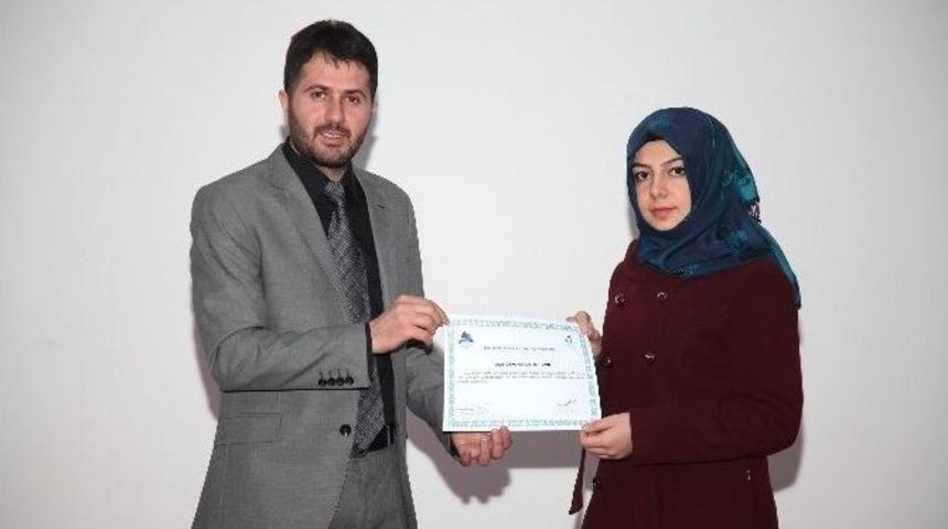Ağrı İbrahim &Ccedil;e&ccedil;en &Uuml;niversitesinde Sertifika T&ouml;reni