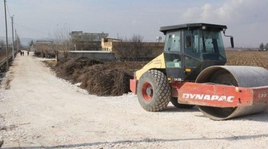Eyy&uuml;biye Belediyesi Kırsalda Stabilize Yol Yapımına Devam Ediyor