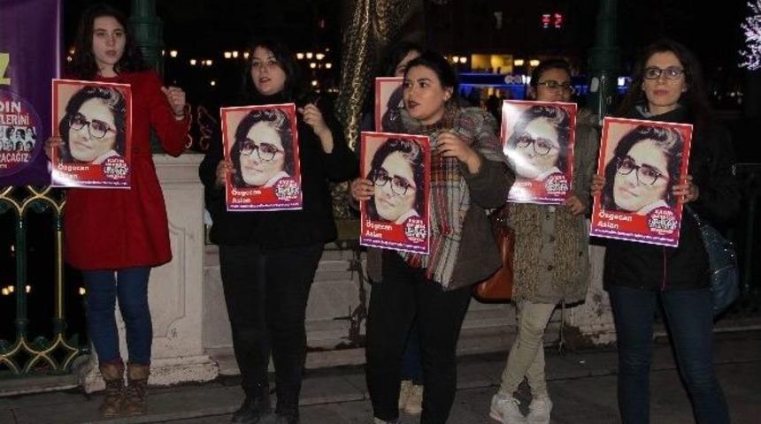 Eskişehir&rsquo;de Kadınlar &Ouml;zgecan Aslan&rsquo;ı Andı