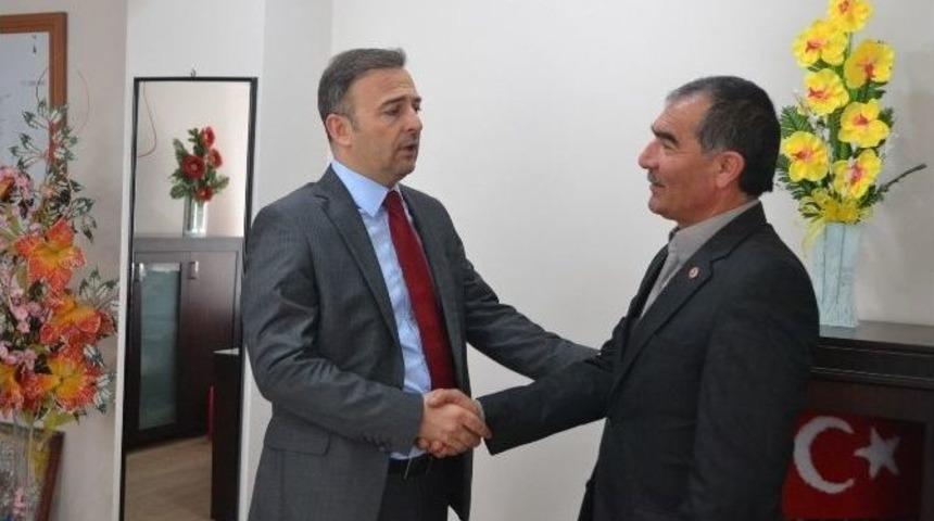 Motorlu Taşıtlar Kooperatif&rsquo;inden Kaymakam G&uuml;ven&rsquo;e Ziyaret