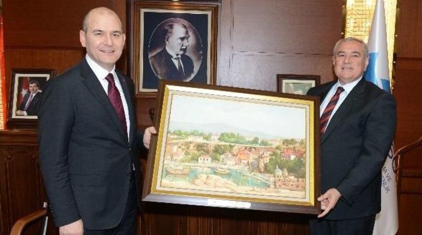 Atso Y&ouml;netimi, &Ccedil;alışma Ve Sosyal G&uuml;venlik Bakanı Soylu&rsquo;yu Ziyaret Etti