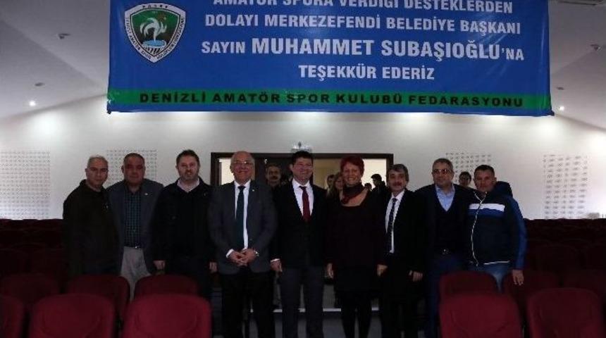 Başkan Subaşıoğlu&rsquo;ndan Amat&ouml;r Spor Kul&uuml;plerine Malzeme Desteği