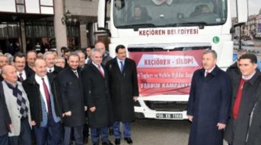 Keçiören Belediyesi Silopi’ye Yardım Tır’ı Gönderdi