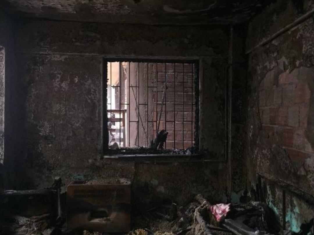 Suriyeli Kardeşlere Mezar Olan Yangın Dehşeti Kamerada