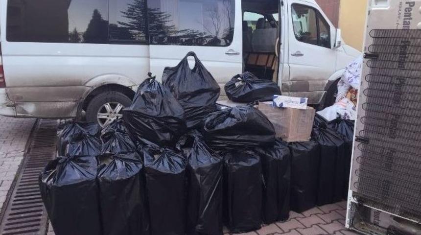 Sakarya&rsquo;da 16 Bin 700 Paket Ka&ccedil;ak Sigara Ele Ge&ccedil;irildi